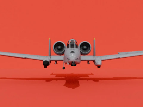 A-10C Thunderbolt II Modello 3D