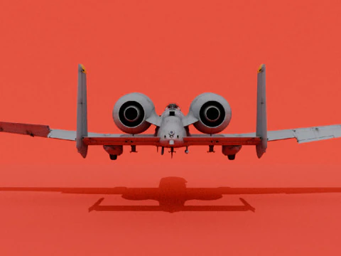 A-10C Thunderbolt II Modello 3D