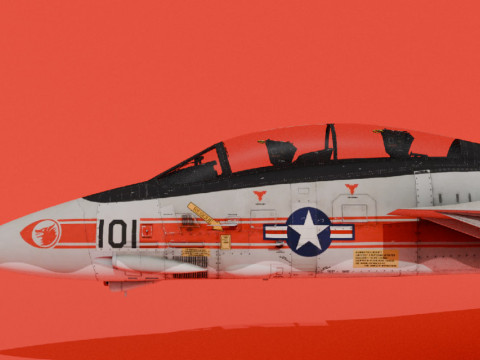 F-14A Tomcat Early 3D Model