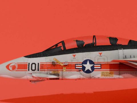F-14A Tomcat Early 3D Model