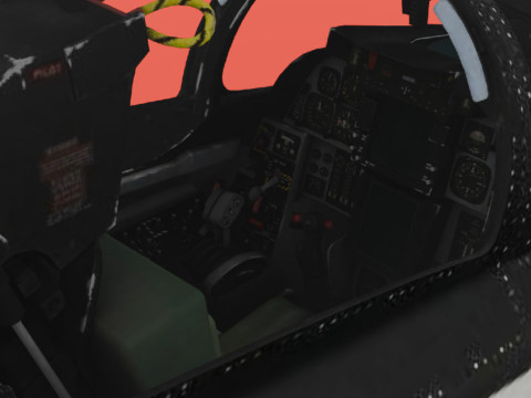 F-14A Tomcat Early 3D Model