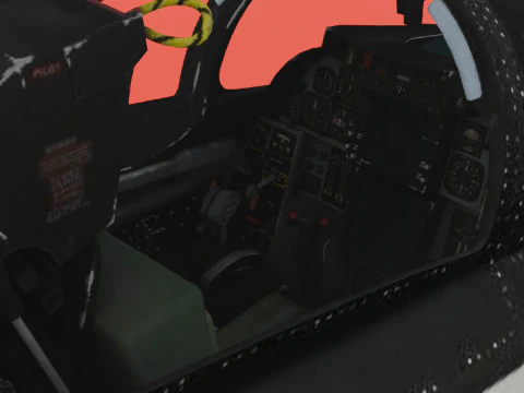 F-14A Tomcat Early 3D Model