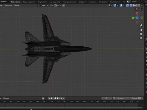 F-14A Tomcat Early 3D Model