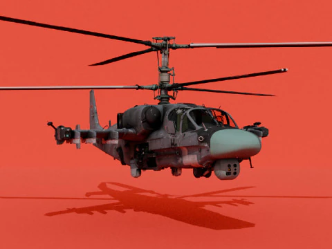 Ka-52 alligator 3D Model