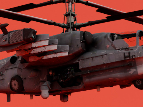 Ka-52 alligator 3D Модель