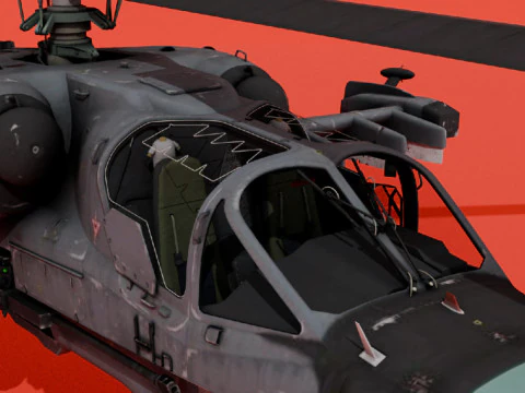 Ka-52 alligator 3D Model