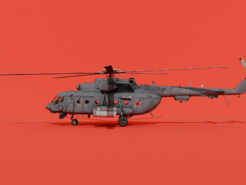 Mi-8AMTSh-VN 3D 模型