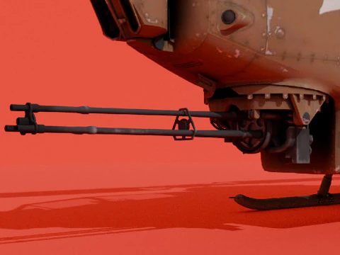 AH-1F Tzefa D-E 3D Model