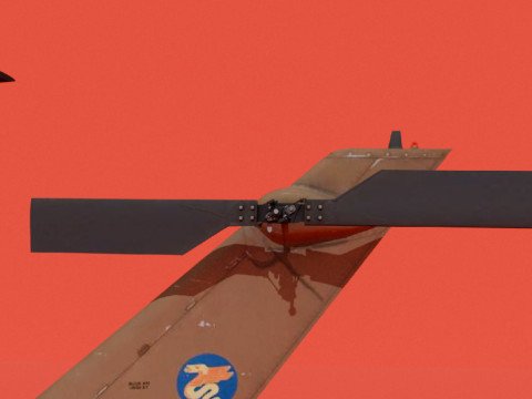 AH-1F Tzefa D-E Model 3D