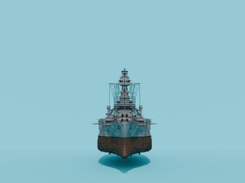 USS Texas Modelo 3D