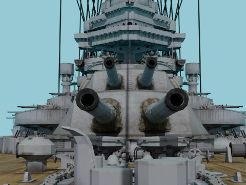 USS Texas Modelo 3D