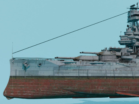 USS Texas Modelo 3D
