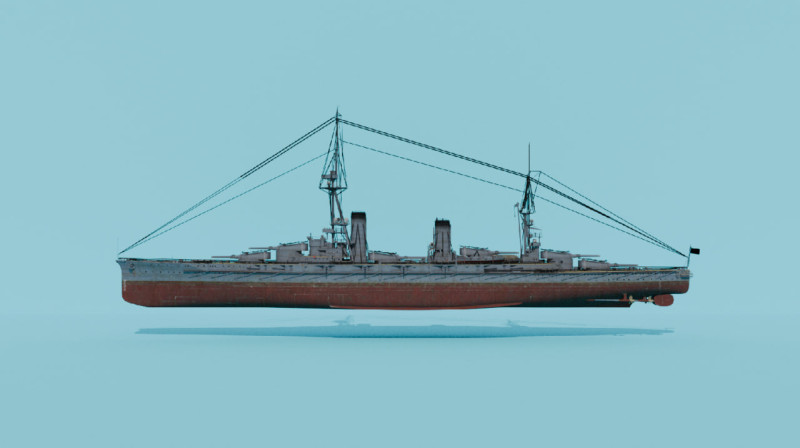 IJN Yamashiro Modelo 3D .c4d .max .obj .3ds .fbx .stl .blend