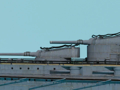 IJN Yamashiro 3D Model