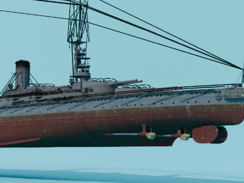 IJN Yamashiro 3D Model