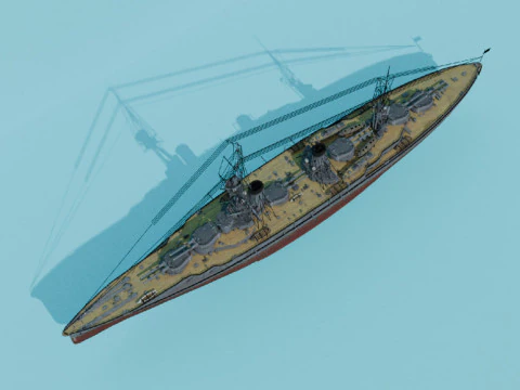 IJN Yamashiro 3D Model