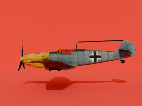 Bf 109 E-3 3D Model