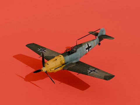 Bf 109 E-3 3D Model