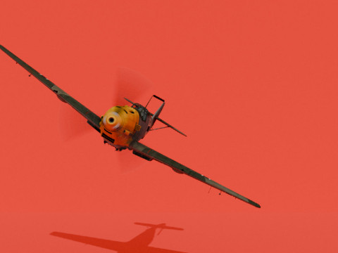 Bf 109 E-3 3D Model