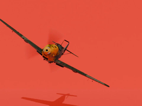 Bf 109 E-3 3D Model