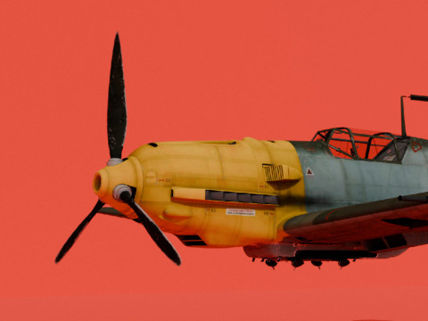 Bf 109 E-3 3D Model