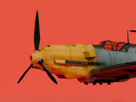 Bf 109 E-3 3D Model