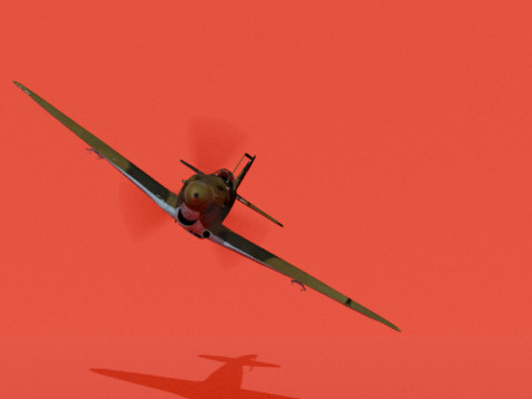 Yak-1B 3D Модель