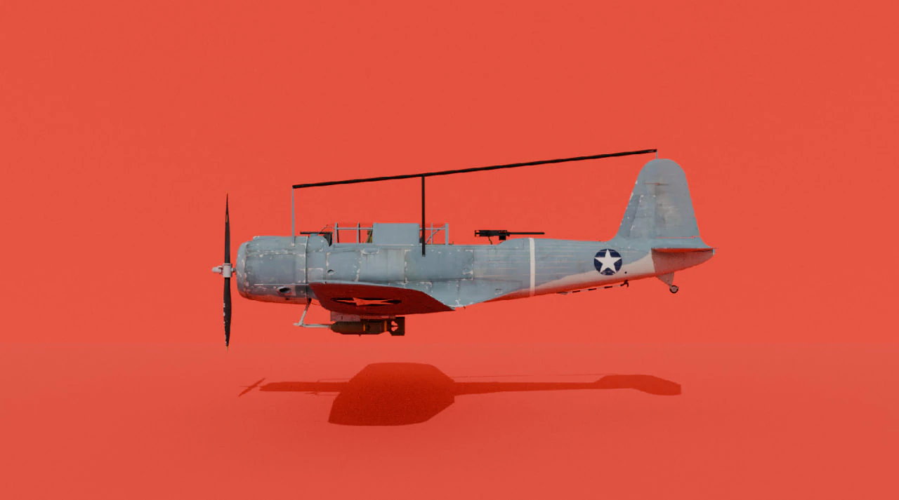 SB2U-3 3D Model .c4d .max .obj .3ds .fbx .stl .blend 
