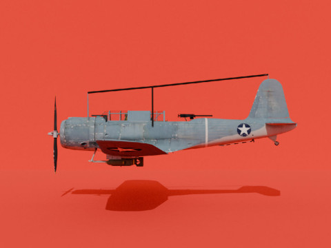 SB2U-3 3D 模型