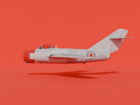 MiG-15 Modelo 3D