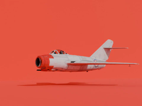 MiG-15 3D Model