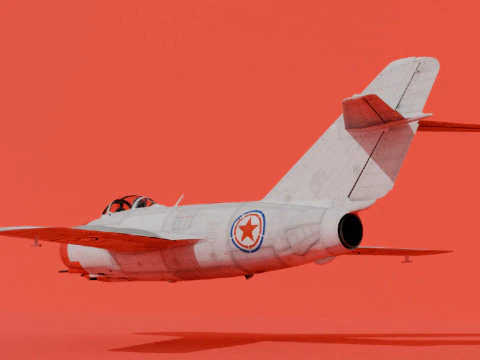 MiG-15 3D Model