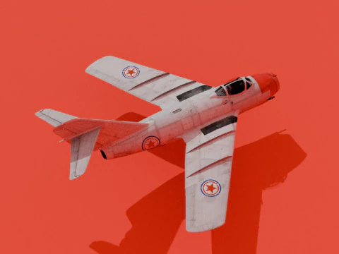 MiG-15 3D Model