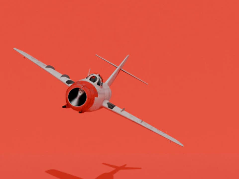 MiG-15 3D Model