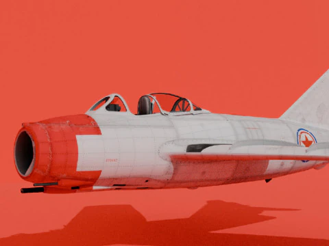 MiG-15 3D Model