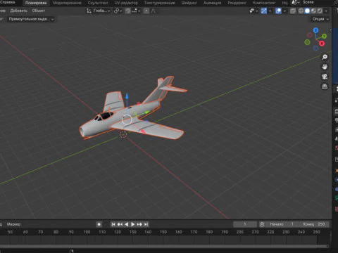 MiG-15 3D Model