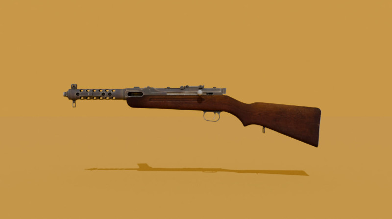 MP 38 3D Модель .c4d .max .obj .3ds .fbx .stl .blend