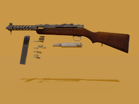 MP 38 3D Модель