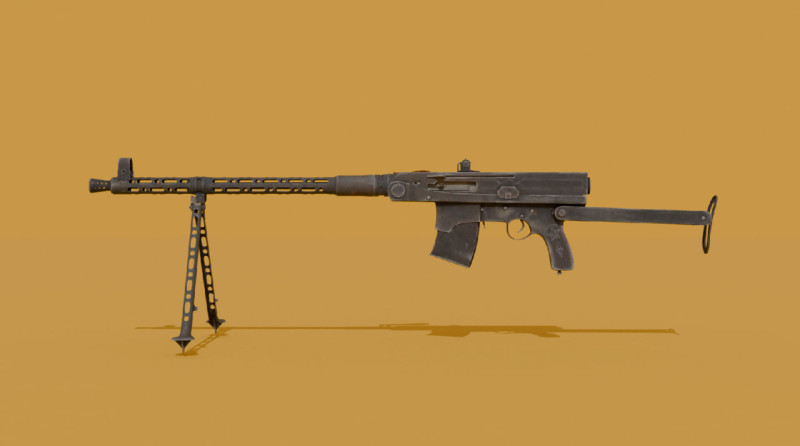 RPK 1943 Modèle 3D .c4d .max .obj .3ds .fbx .stl .blend