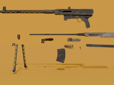 RPK 1943 Modelo 3D
