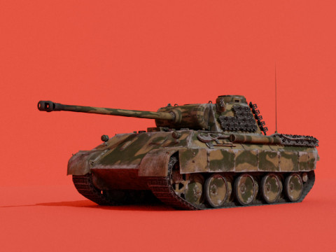 Discount 1 days Panther Ausf D 3D 模型