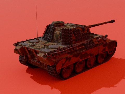 Discount 1 days Panther Ausf D 3D 模型