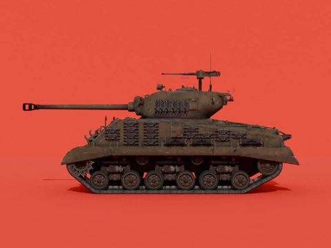 M4A3 शर्मन 3D मॉडल