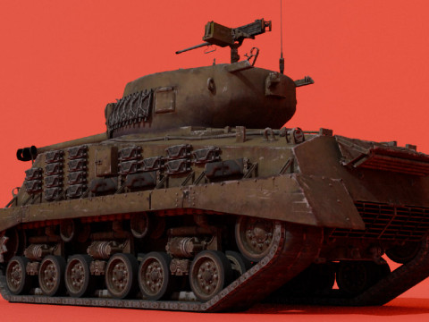 Discount 1 days M4A3 Sherman Modelo 3D