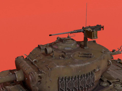 M4A3 Sherman 3D Model