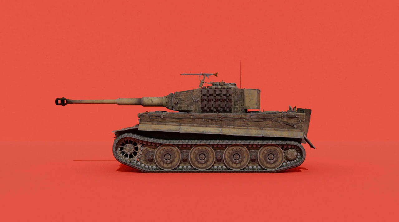Tiger E 3D Model .c4d .max .obj .3ds .fbx .stl .blend 