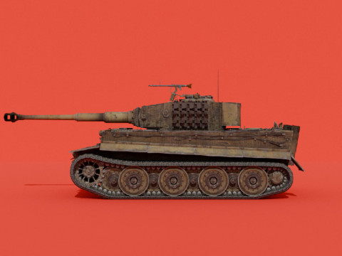 Discount 2 days Tiger E 3D Model