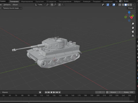 Tiger E 3D Model
