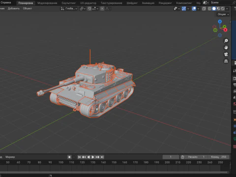 Tiger E 3D Model