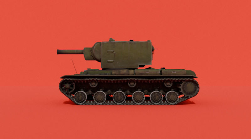 Discount 1 days KV-2 Modello 3D .c4d .max .obj .3ds .fbx .stl .blend